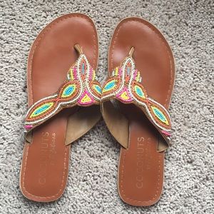 Coconuts beaded sandals